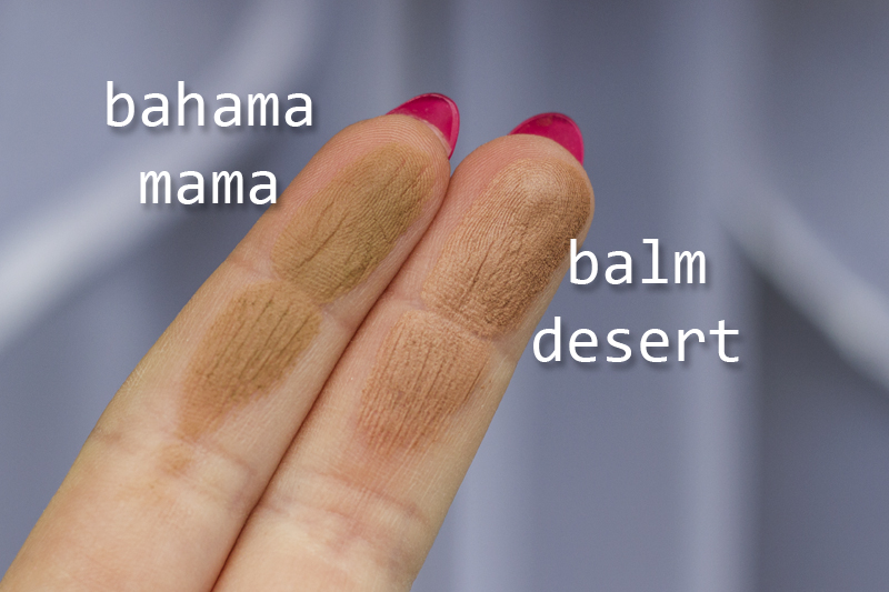 theBalm: Balm Desert vs Bahama Mama.