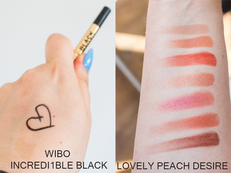 tanie i dobre kosmetyki do makijażu swatche lovely peach desire agu blog